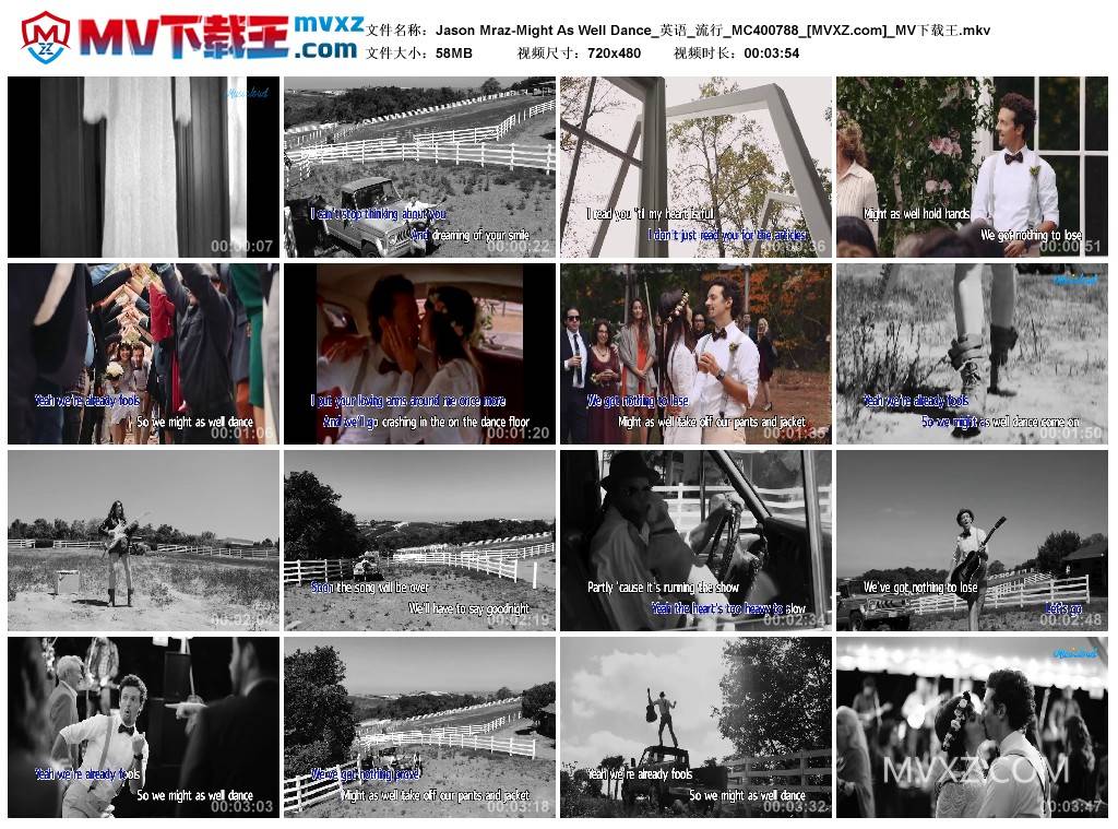 Jason Mraz-Might As Well Dance_英语_流行_MC400788